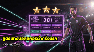 สูตรแทงบอลสกอร์ต่ำครึ่งแรก