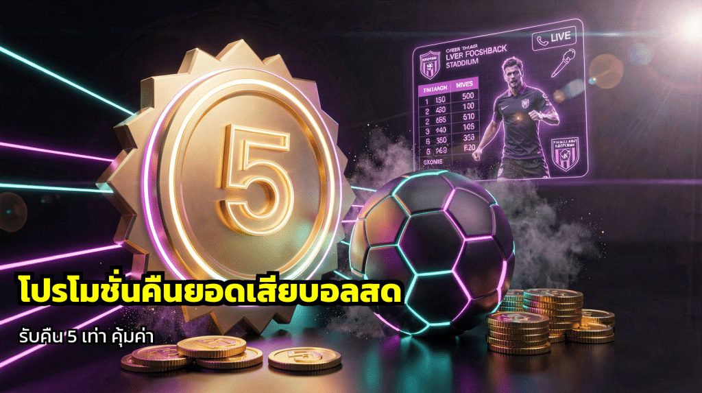 โปรโมชั่นคืนยอดเสียบอลสด